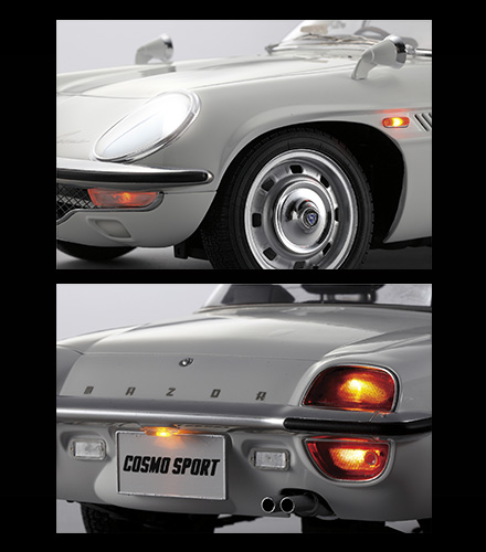 迫力あるサウンドと光のギミックも搭載。