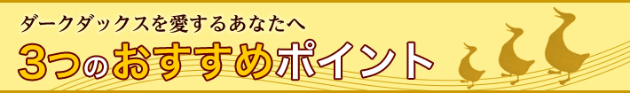 3つのおすすめポイント