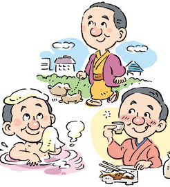 立川らく朝の健康落語　５大特長