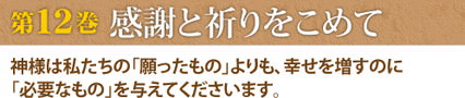 第12巻　感謝と祈りをこめて