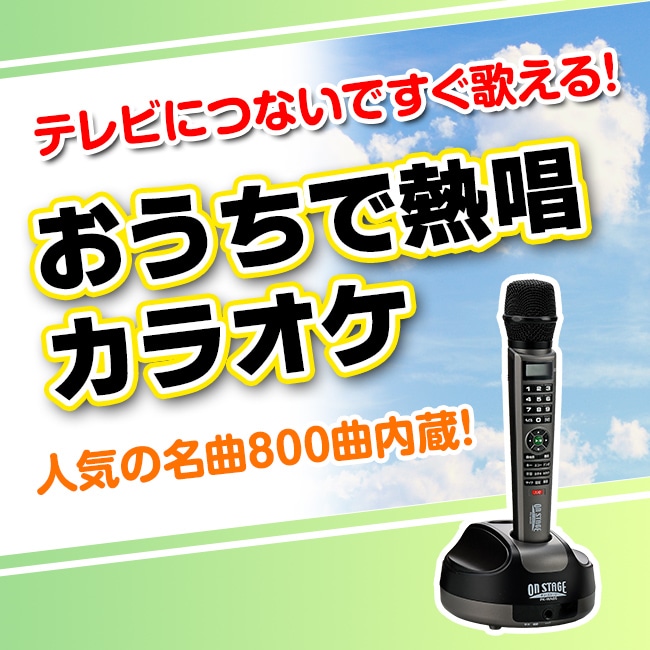 おうちで熱唱カラオケ １本セット