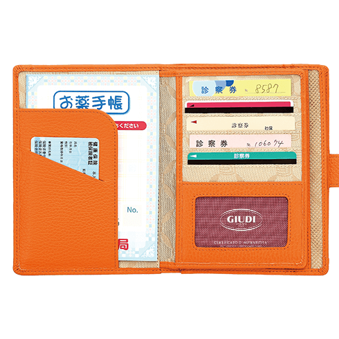 通院ウォレット オレンジ