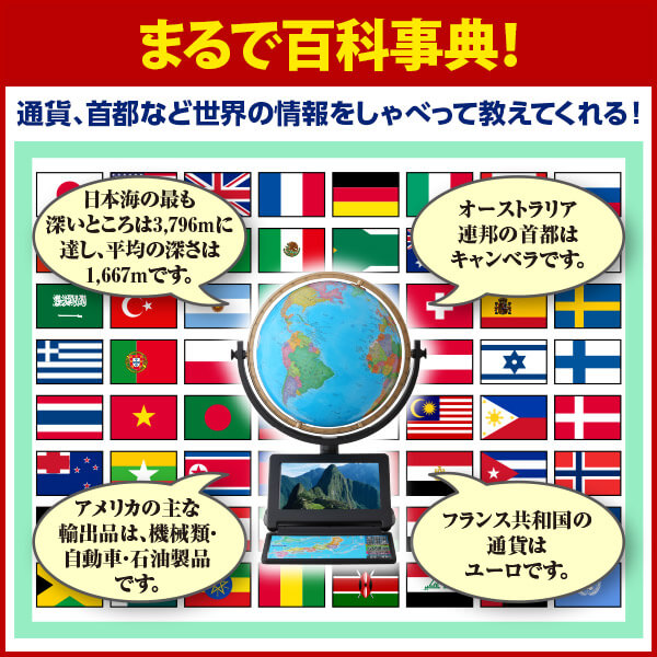 しゃべる地球儀プレミアムビジョン