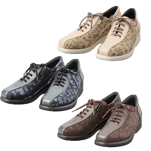 ミスキョウコ ストレッチコンフォート ブラウン 22.5cm