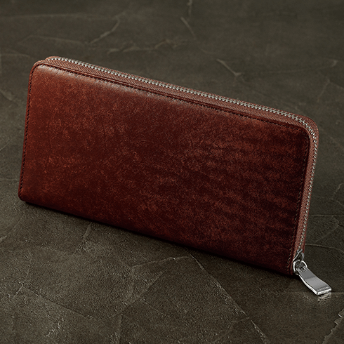 本革スマート財布　長財布
