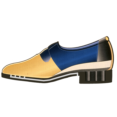 メンズアップシューズ ブラック 24.0cm