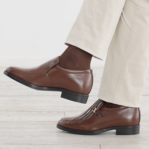 メンズアップシューズ ブラック 24.0cm