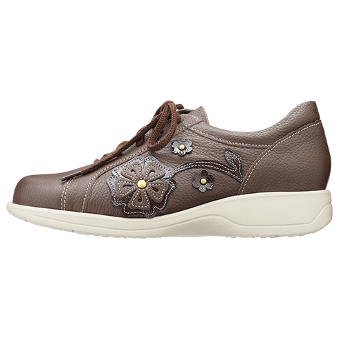 5Eエレガントスニーカー ブラウン 22.5cm