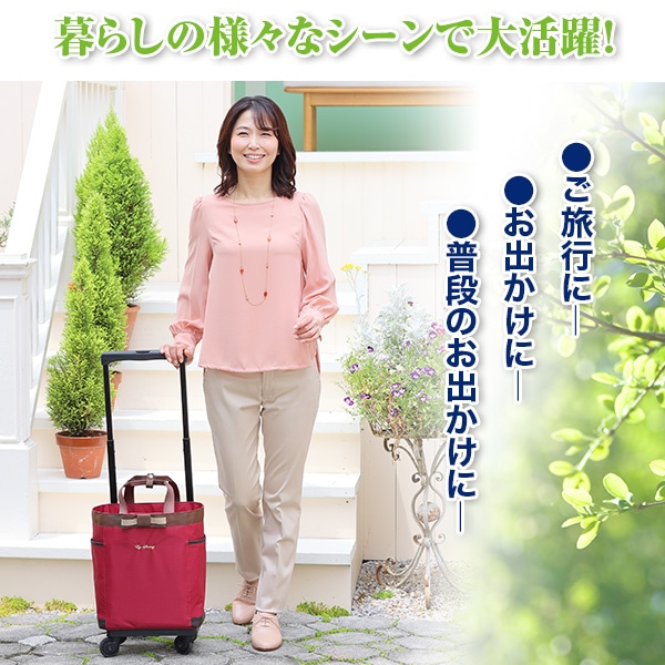 オリジナル　スワニーウォーキングカート ボルドー