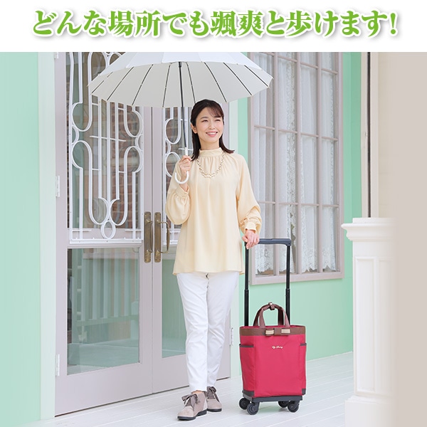 オリジナル　スワニーウォーキングカート ボルドー