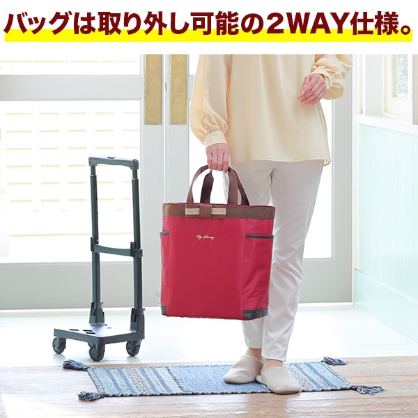 オリジナル　スワニーウォーキングカート ボルドー