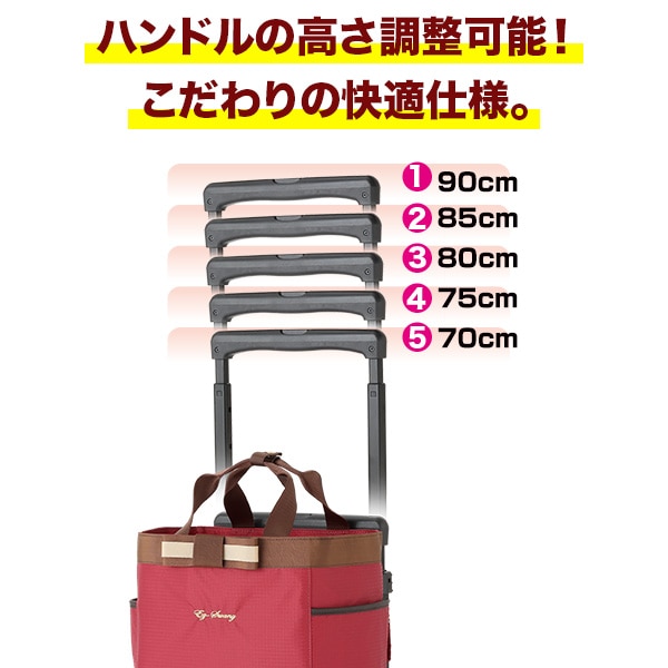 オリジナル　スワニーウォーキングカート ボルドー