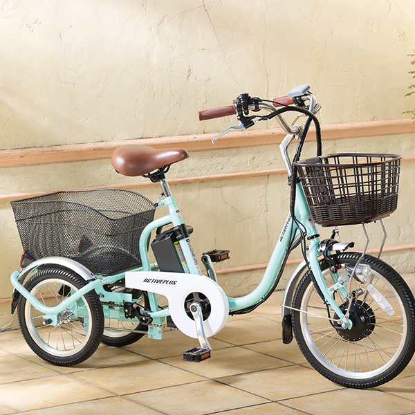 自転車本体 WAKU.WAKU 電動楽らく三輪自転車：【公式】ユーキャンの通販ショップ