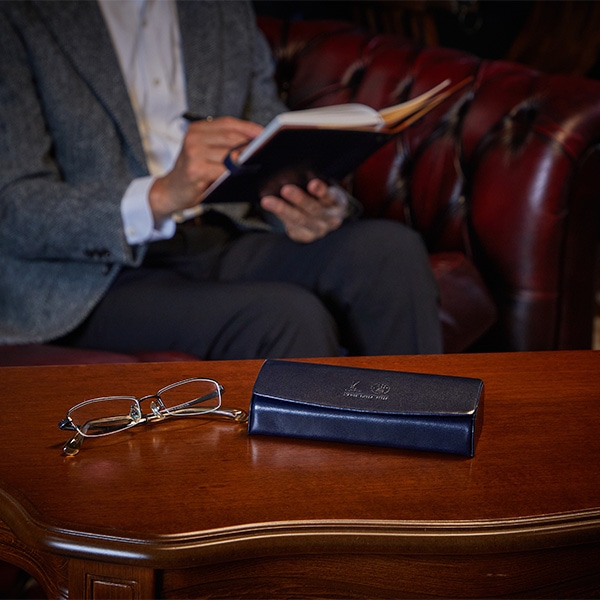 イタリアンレザー 眼鏡ケース