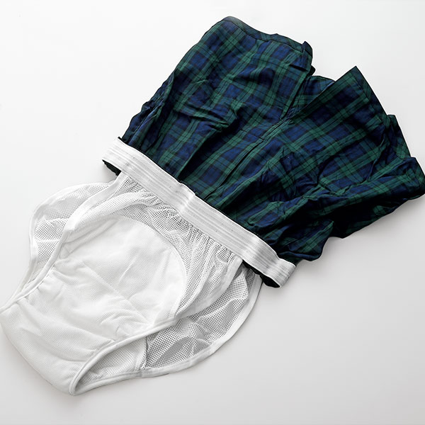 安心トランクス（3枚組） ブルー＆グリーン Ｍ