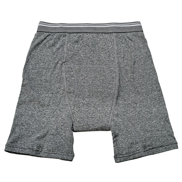 安心ボクサー（3枚組） グレー＆ブラック Ｍ