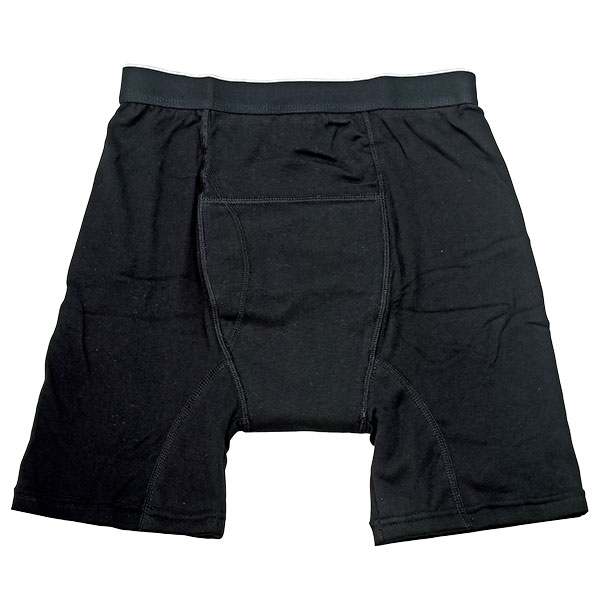 安心ボクサー（3枚組） グレー＆ブラック Ｍ