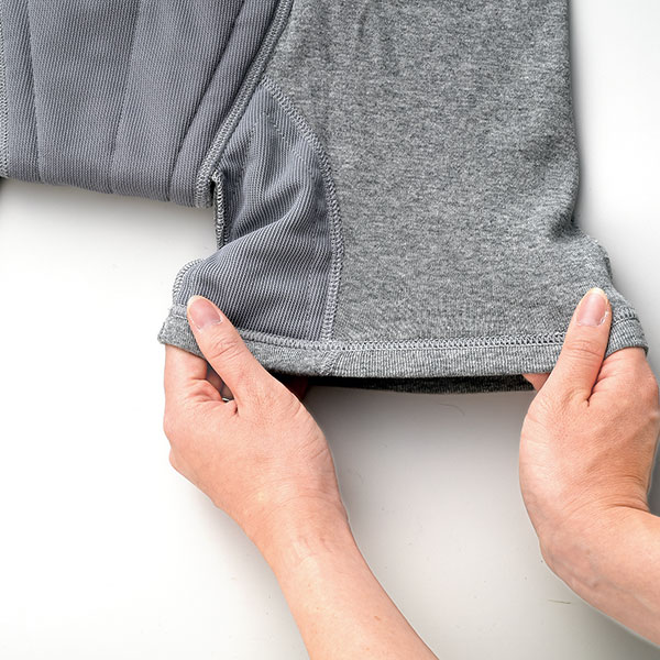 安心ボクサー（3枚組） グレー＆ブラック Ｍ