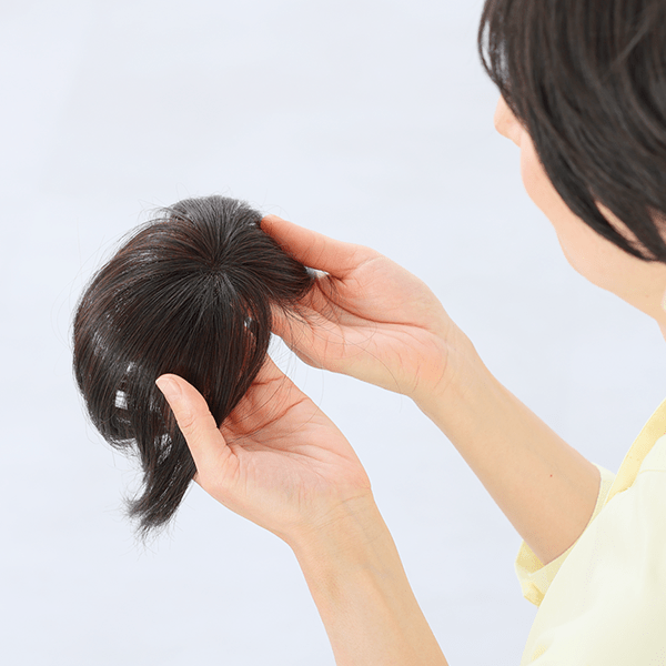 エアリーヘアピース グレイ