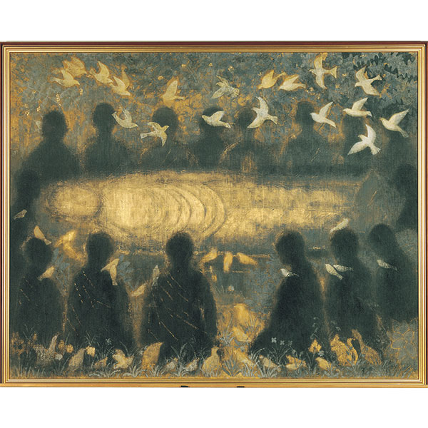 平山郁夫、遠望、額装用高級画集の一部、新品額付 平山郁夫、遠望、額装用高級画集の一部、新品額付 - メルカリ