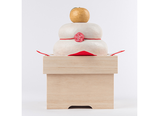 宝来宝来神社御祈祷 永世木彫り鏡餅（大サイズ） ｜【公式】ユーキャン