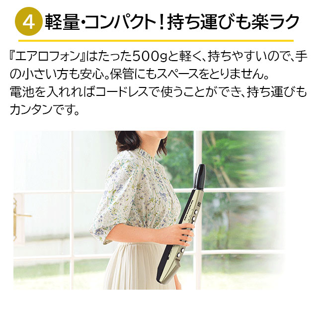 エアロフォン・ミニ ユーキャンモデル ｜【公式】ユーキャンの通販ショップ