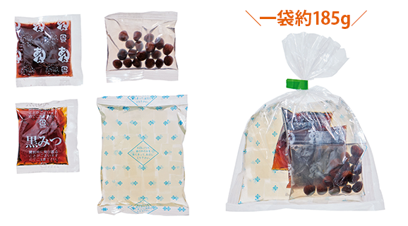 国産天草使用　あんみつ豆かん（計10袋）