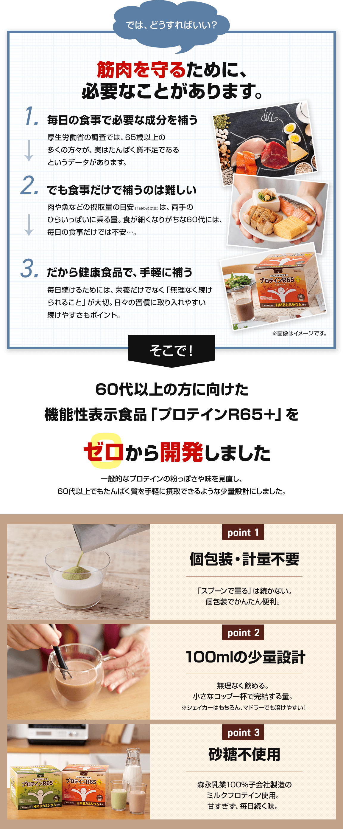 筋肉を守るために