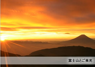 富士山とご来光
