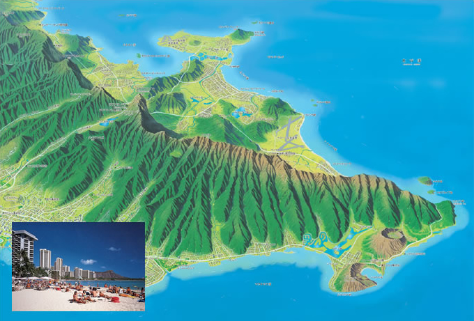 ハワイ：オアフ島（アメリカ）
